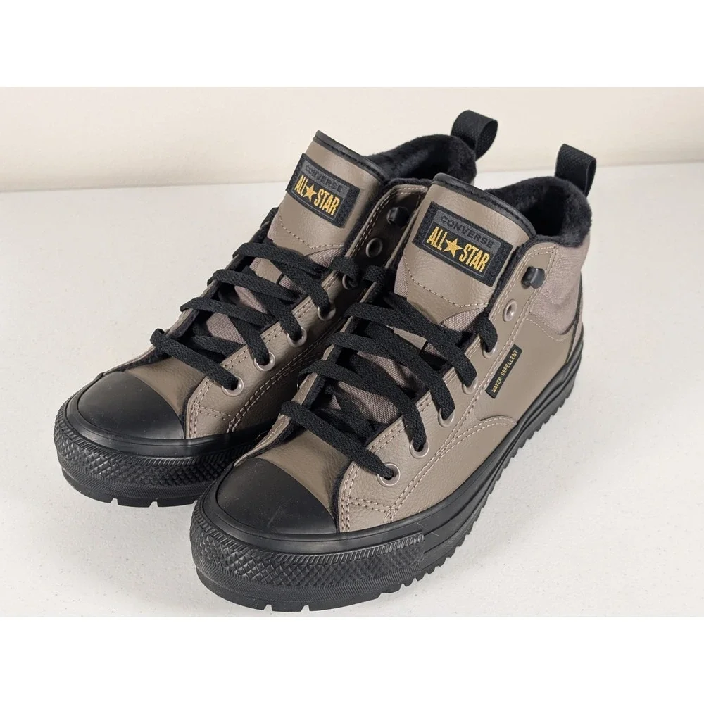 Converse Chuck Taylor Malden Street Boots Mens 7 Taupe Mid Shoes A14619C